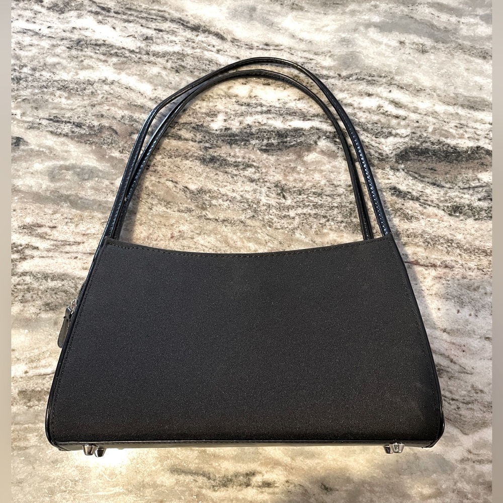 90s Inspired Black Shoulder Bag
